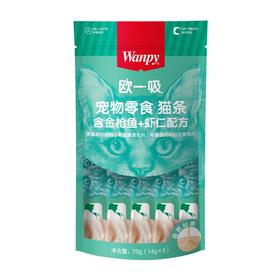 Wanpy猫条欧一吸金枪鱼+虾仁配方 70g/袋