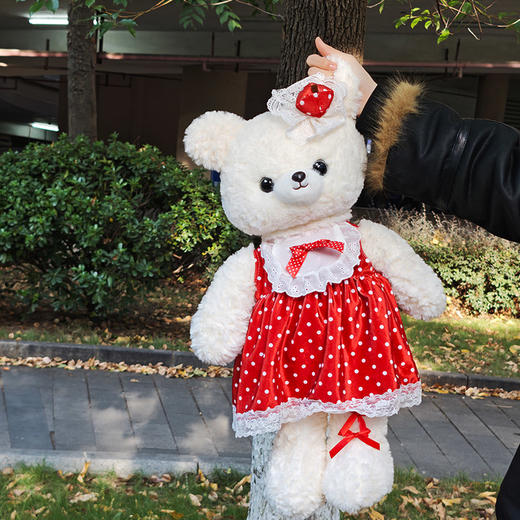 毛绒公仔45cm中号连衣裙可露丽小熊-纪念日百货门店同款168047591 商品图1