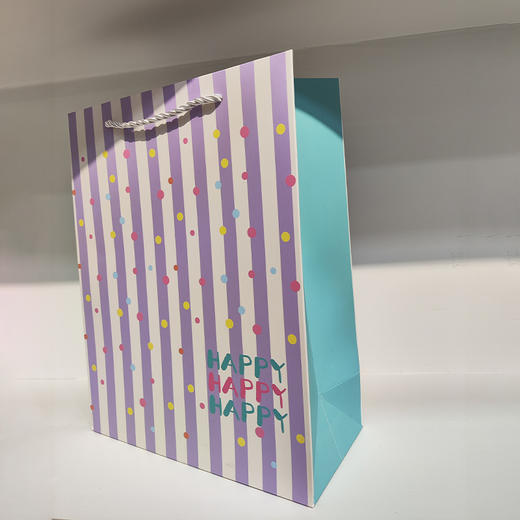 生日礼物条纹元素大号手提礼袋-纪念日百货门店同款167901708 商品图4