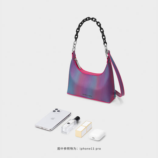 1004611490204 CHARLES&KEITH 女士时尚链条手提单肩腋下斜挎包CK2-20270928 商品图2