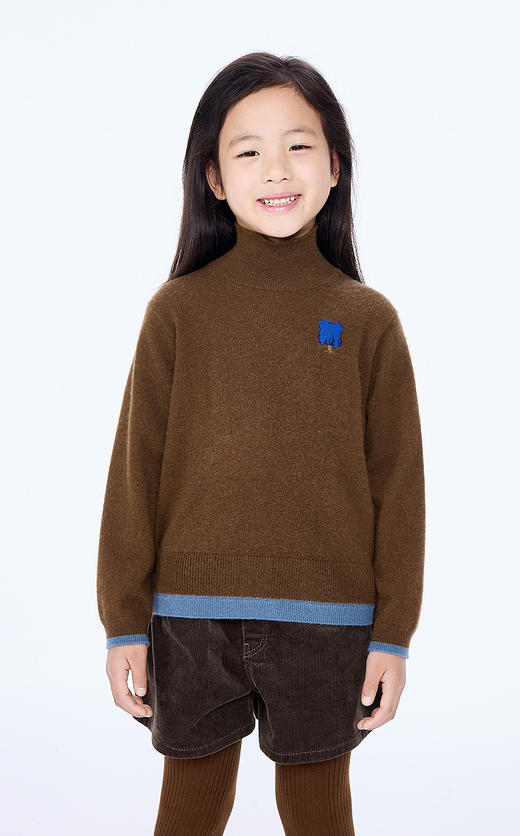 jnby  25年冬款  长袖套头羊绒衫  1PA310630 商品图3