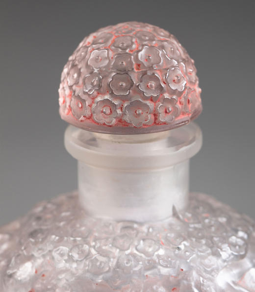 独角鹿西洋古董1930年代法国出品CALENDAL款浅粉色香水瓶 商品图5