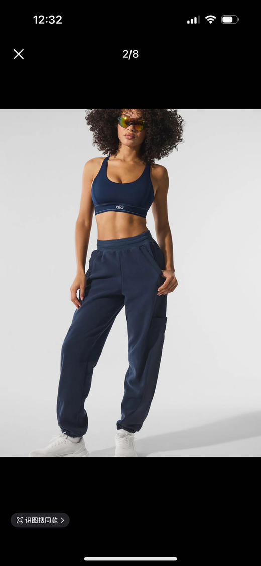 【秒杀价已调 直接拍】ALO 摇粒绒 拼接 保暖 工装 运动裤 可甜可咸的一款百搭裤 商品图5