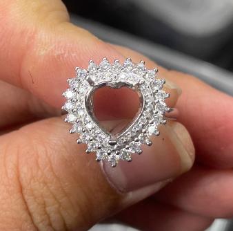 米马饰物 925银戒指托/挂坠托 （注：价格不包含宝石，仅为银托） 商品图10