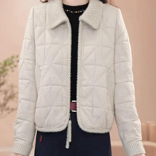 时尚气质百搭显瘦短款小香风棉服外套女冬季新款 商品图1
