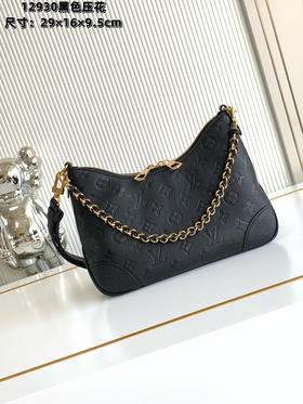 秋冬特惠💰1380 渠道级LV【全钢五金 变码芯片】te级LV 全套包装 M12930黑色压花 BOULOGNE 手袋