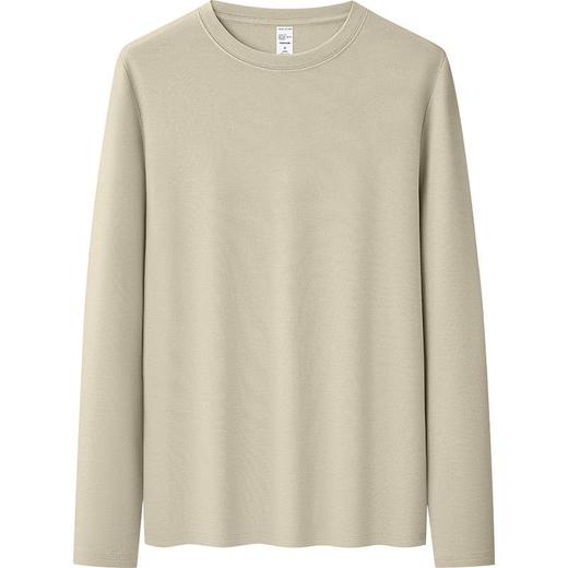 【320G重磅醋酸羊毛莱赛尔德绒卫衣】男士新款秋冬男款长袖t恤上衣 商品图4