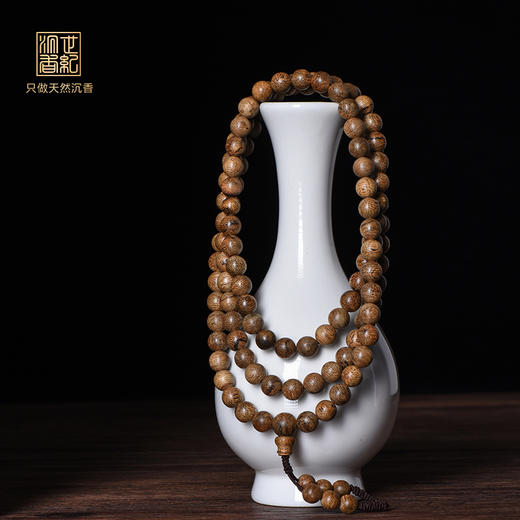 天然菩萨奇沉香佛珠 7.5mm*108颗 21克 SP11013 商品图0