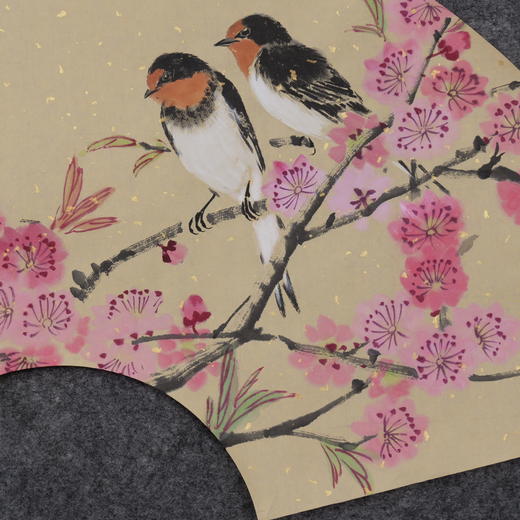 卓愿《含芳》33x66CM 手绘纸本宣纸国画作品 商品图4