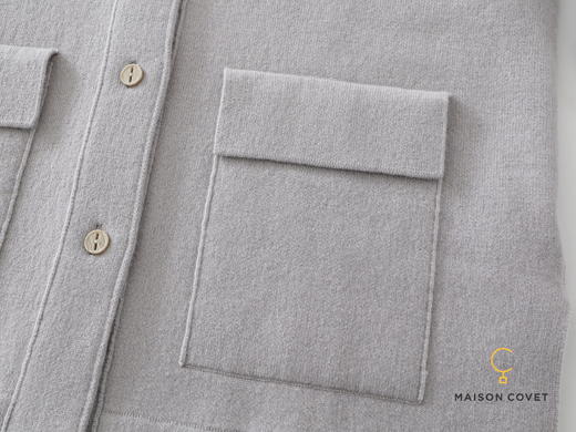MAISON COVET 纯山羊绒廓形外套 商品图3