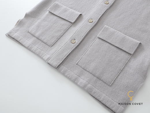 MAISON COVET 纯山羊绒廓形外套 商品图4