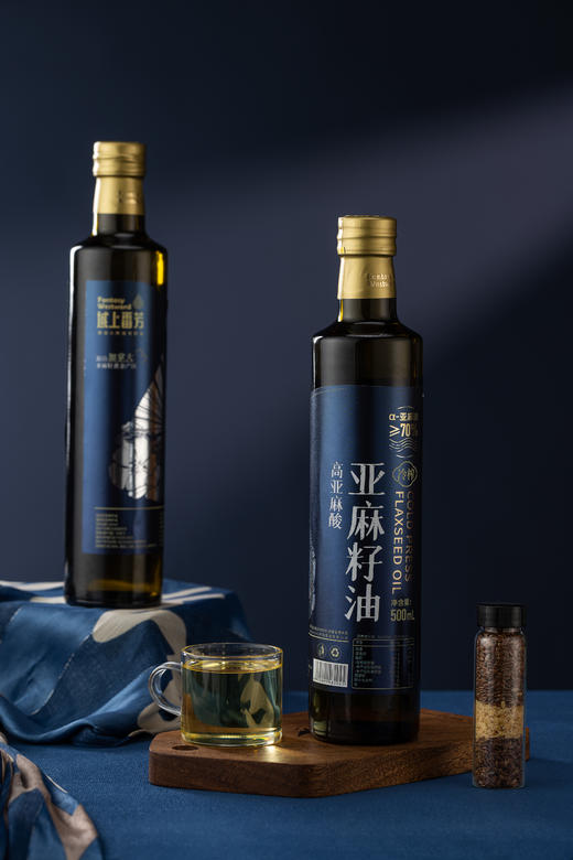 萃疆·高亚麻酸亚麻籽油(亚麻酸≥68%) 多规格可选 陆地上的“深海鱼油” 商品图1