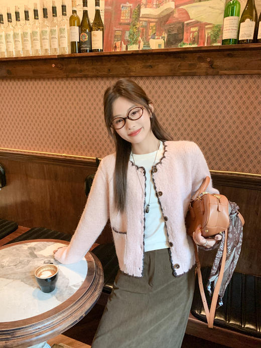 <曾小咸推荐> 现货秒杀！微信超特价！粉色毛衣开衫 日常229.99 立减100 秒杀129.99！ 商品图9