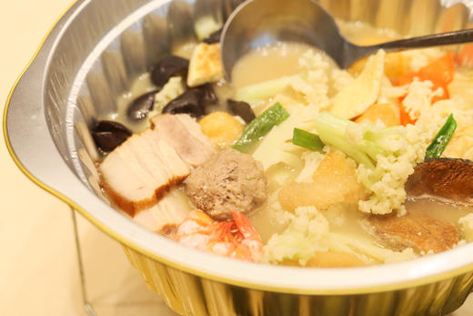 【冬日暖胃计划】中洲全家福/羊排炖萝卜一人食懒人锅 商品图0
