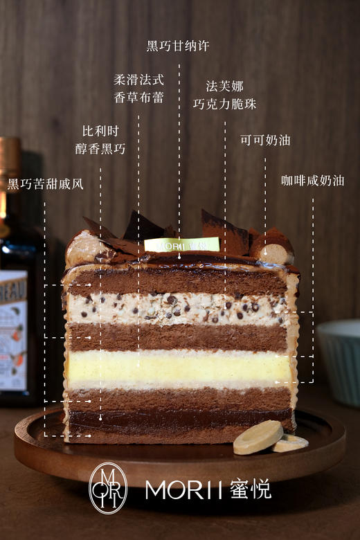 【醇香黑巧】浓巧香布蕾可可蛋糕（提前1天预定） 商品图1