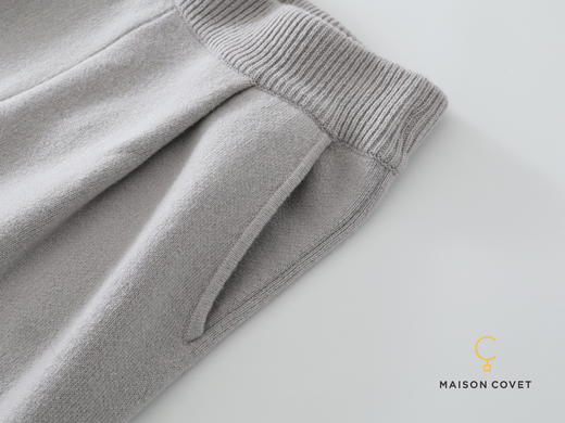 MAISON COVET 纯山羊绒收腿长裤 商品图4
