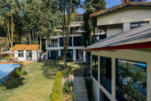 【团建优选-青城山580号院】8房/9房泳池/温泉私汤院子，青城后山，台球，K歌，机麻多，街子古镇，ltsj 商品图1