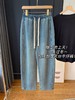 云仓 【K9806】加绒加厚天丝牛仔裤 一条过冬直筒裤 商品缩略图1