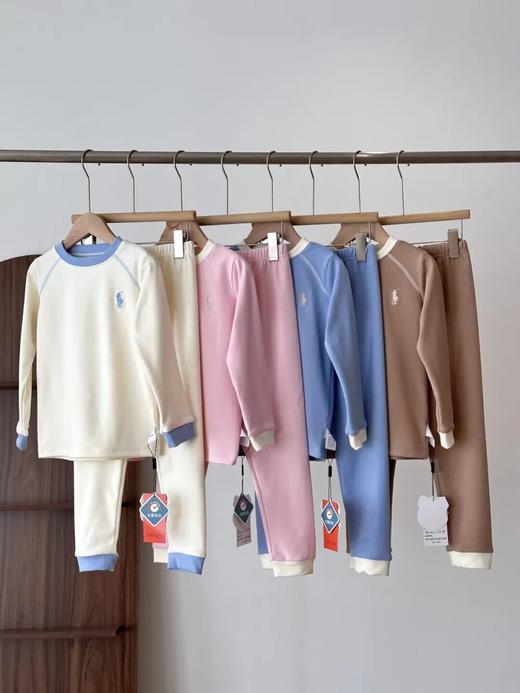 拉夫高颜值儿童德绒保暖内衣套装 商品图0