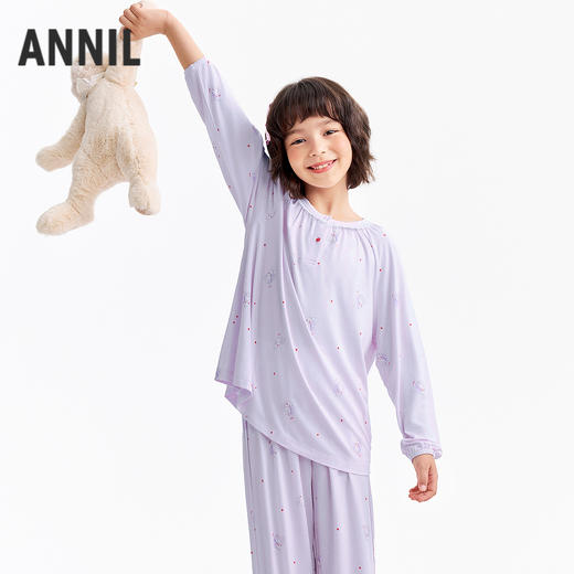 女童针织套装春季新款安奈儿童装JG611546 商品图1