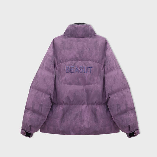 【新品上新】HX 冬季假两件短款立领羽绒服C100540010101 商品图1