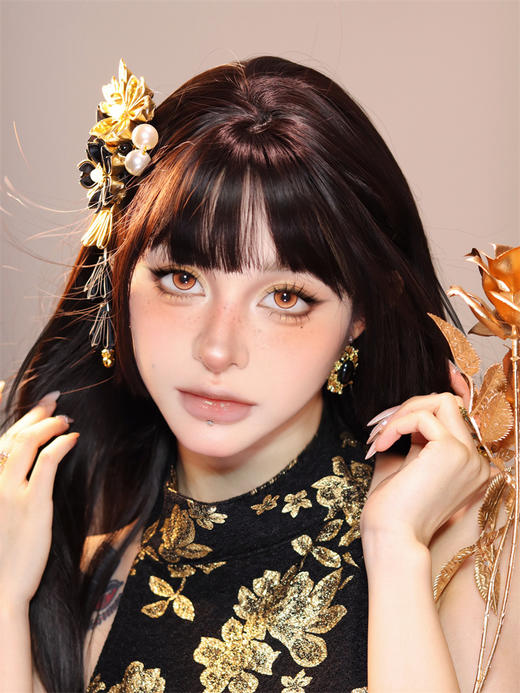 LENSPOP 半年抛Cos美瞳 次元梦境棕 直径14.2mm 棕色 商品图0