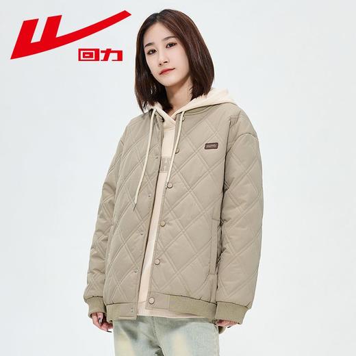 回力棉服女2025冬季新款小个子棉袄冬菱格棉衣外套轻薄羽绒服 商品图1