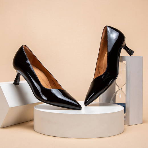 CN1B5122-CHCH平衡鞋女式气质简约通勤平衡高跟鞋女鞋 商品图1