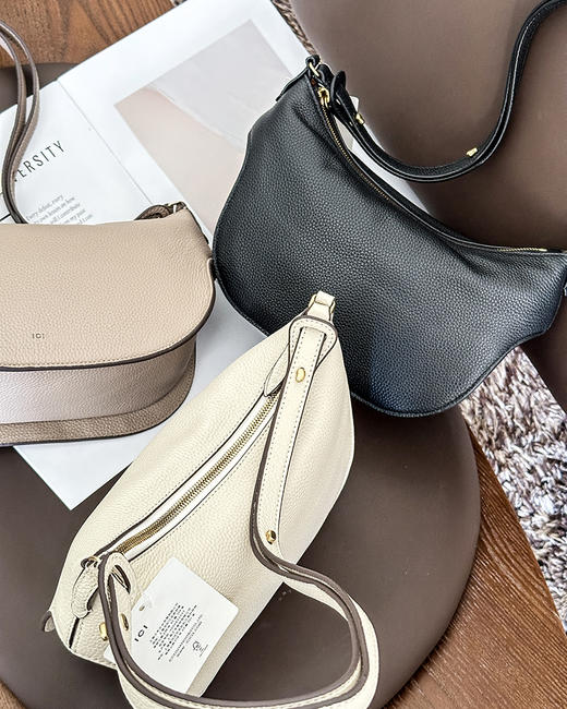 现货 THS-限时 之家 荔枝纹牛皮丰收单肩包 3色 CQ1426 商品图4