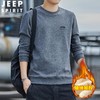 JEEP SPIRIT秋冬绒加厚圆领长袖羊羔绒卫衣宽松羊羔绒卫衣HL6501D 商品缩略图2