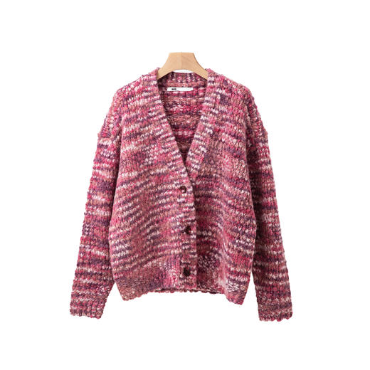 粗针编织复古慵懒毛衣外套 商品图1