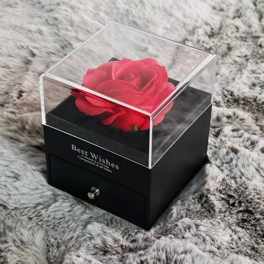红玫瑰项链礼盒(不含项链)  母亲节情人节首饰礼品盒 商品图2