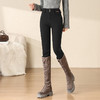 显瘦黑色加绒牛仔小脚裤，高腰弹力紧身打底裤长款铅笔裤MYX-OZY-25325-L 商品缩略图2