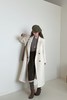 Le Malene 高级氛围感奶白色长款毛呢大衣 21309 商品缩略图6
