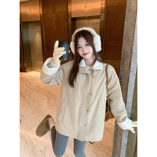 <曾小咸推荐> 现货秒杀！微信超特价！毛毛领夹棉外套 日常299.99 立减150 秒杀149.99！ 商品图3