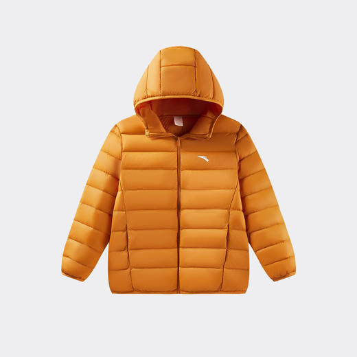 超级安踏儿童轻薄羽绒服2025年男女大童连帽保暖外套372546901U 商品图4