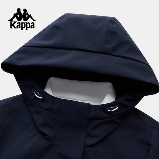 Kappa 户外休闲棉服2025新款连帽夹克男女四防运动外套K0G22MM40 商品图4
