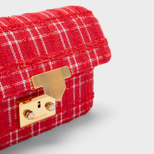 1004828508204 CHARLES&KEITH 金属扣饰链条斜挎小方包女CK2-20770587 商品图2