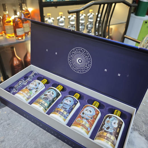 【外企客户悔单五星熊猫酱香白酒】✅天生五行，地生五谷，酒酿五香，10年老酒：醇香四溢  💢3D国风高档礼盒，福利、团队、商务送礼绝绝子-ZTDJ 商品图8