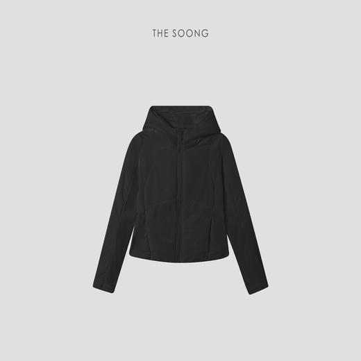 THESOONG"曼妙塑型"极简轻盈保暖塑型线条感连帽棉服外套WWT8265 商品图4