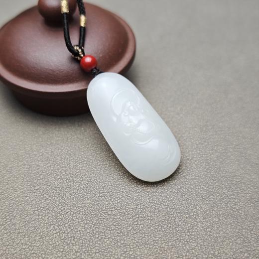 新疆和田玉且末料白玉小佛牌 1122-7 商品图2
