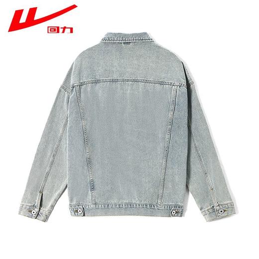 回力牛仔外套男款春秋季2025新款美式复古工装休闲上衣宽松男夹克 商品图9