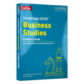 剑桥IGCSE商科考试学生用书 英文原版 Cambridge IGCSE Business Studies Student’s Book 出国留学备考用书 英文版进口英语书籍