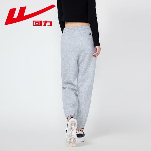 回力束脚休闲裤女2025夏季新款潮流百搭运动裤黑色卫裤宽松直筒裤 商品图9