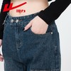 回力牛仔裤女2025春秋新款高腰显瘦喇叭裤小个子微喇工装休闲裤子 商品缩略图4