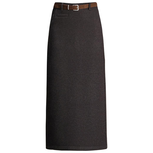 毛呢加绒直筒裙，中长款高腰开叉包臀一步裙MYX-KDFY-01259-L 商品图4