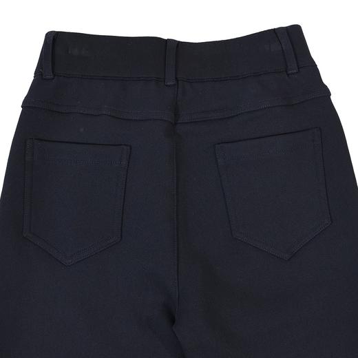 半身缘女裤 冬季高弹舒适保暖修身抓毛喇叭休闲裤254102M10320100 商品图3