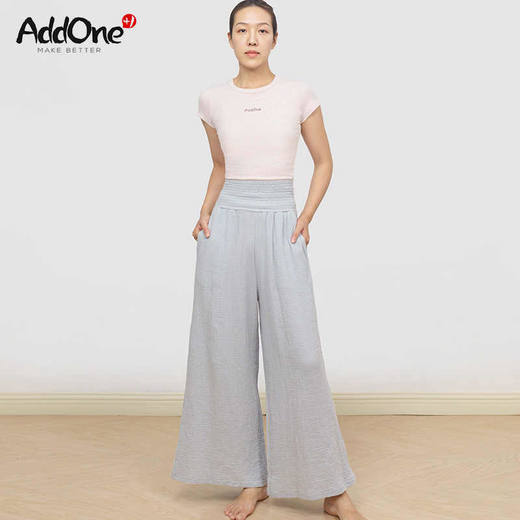 AddOne+1瑜伽运动休闲基础款圆领短袖修身型 商品图1