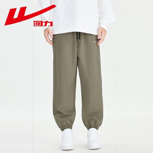 回力工装裤男2025春秋新款黑色束脚休闲裤潮流百搭运动宽松长裤子 商品图5