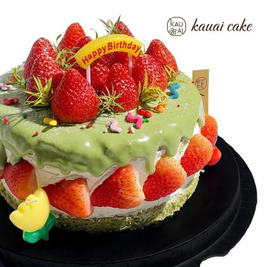 烤爱【草莓季】·抹茶草莓布蕾·草莓抹茶蛋糕 生日蛋糕系列 下午茶聚会生日节日【仅限深圳同城配送】 商品图2